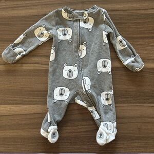 3 FOR $15 Newborn Carter's Baby Polar Bear Zip-Up